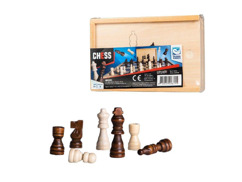 Clown Games - Chess Pieces Wood 32pcs.