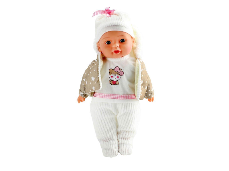 Toi-Toys - Lovely Baby Baby Doll Winter Clothes and Bottle