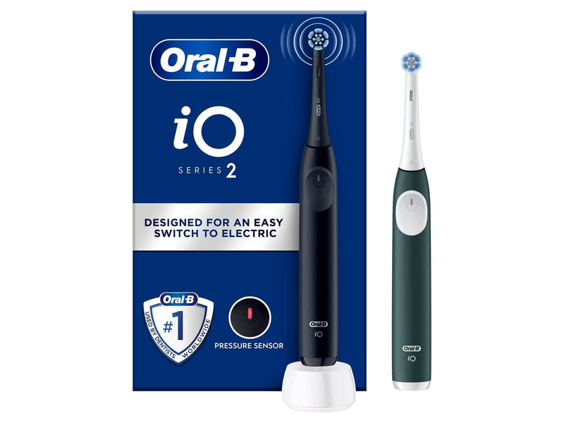 Oral-B Elektrische Zahnbürste iO2 Duo Night Black / Forest Green