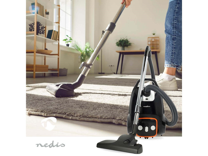 Nedis Staubsauger VCBG250GY - Anthracite / Black / Orange