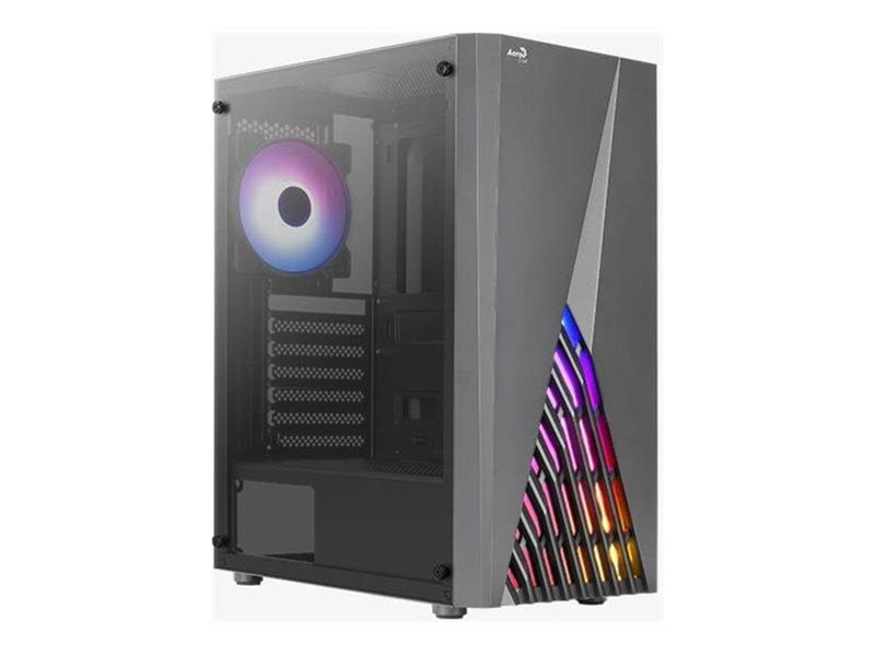 AeroCool Delta - mid tower - ATX - Gehäuse - Tower - Schwarz