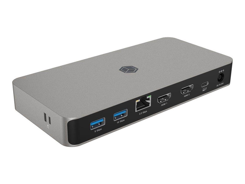 ICY BOX IB-DK2880-C41 - docking station - USB-C - 2 x HDMI - 1GbE