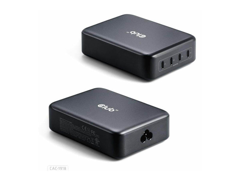 Club 3D power adapter - GaN technology - 24 pin USB-C - 240 Watt