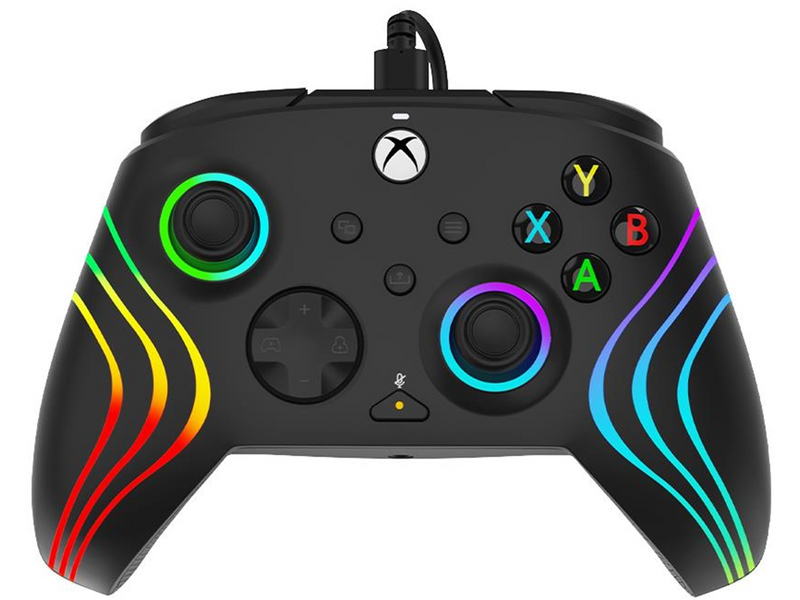 PDP Afterglow Wave - Black - Wired Controller - Microsoft Xbox Series X