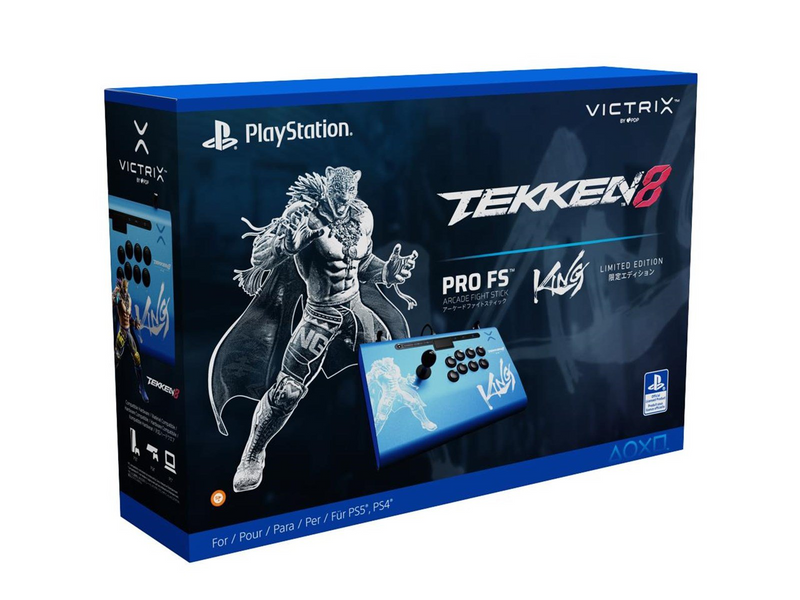PDP Victrix Pro FS Arcade Fight Stick Tekken 8 King - Wired Arcade stick - Sony PlayStation 4