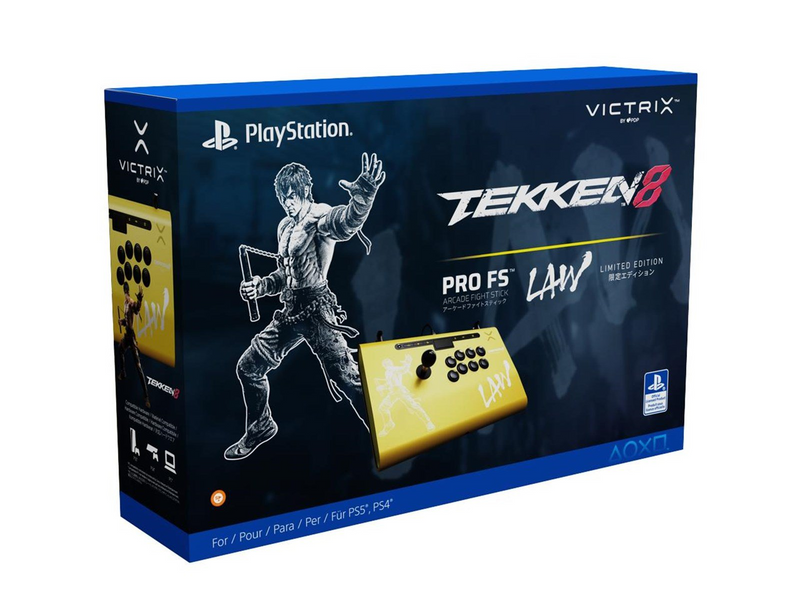 PDP Victrix Pro FS Arcade Fight Stick Tekken 8 Law - Wired Arcade stick - Sony PlayStation 4