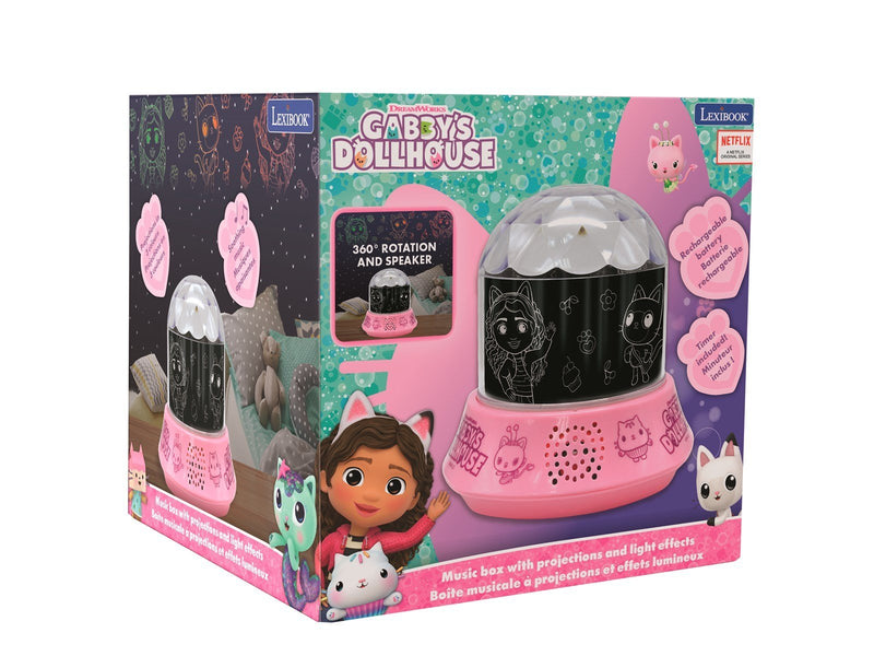 Gabby's Dollhouse Night Light Projector with Speaker