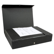 ELBA Heftbox 6,5 cm - schwarz marmoriert
