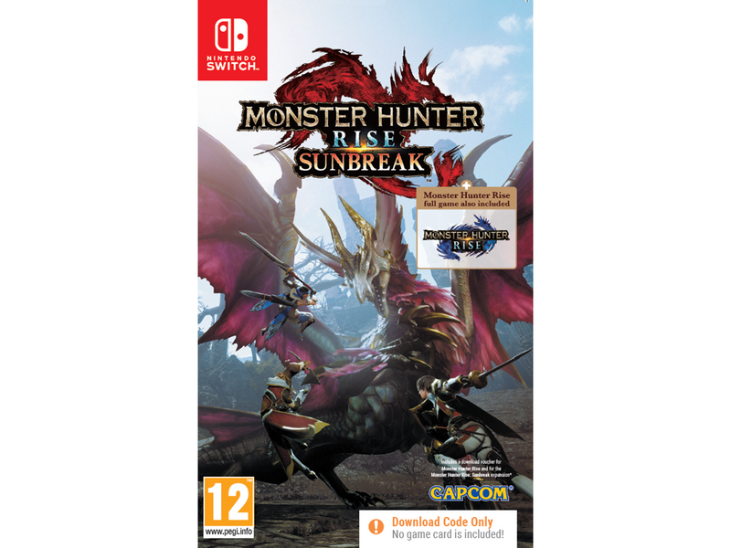 Monster Hunter Rise + Sunbreak (Code in a Box) - Nintendo Switch - Action - PEGI 12