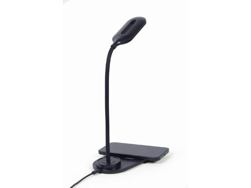 Gembird Desk lamp with wireless charger - Black