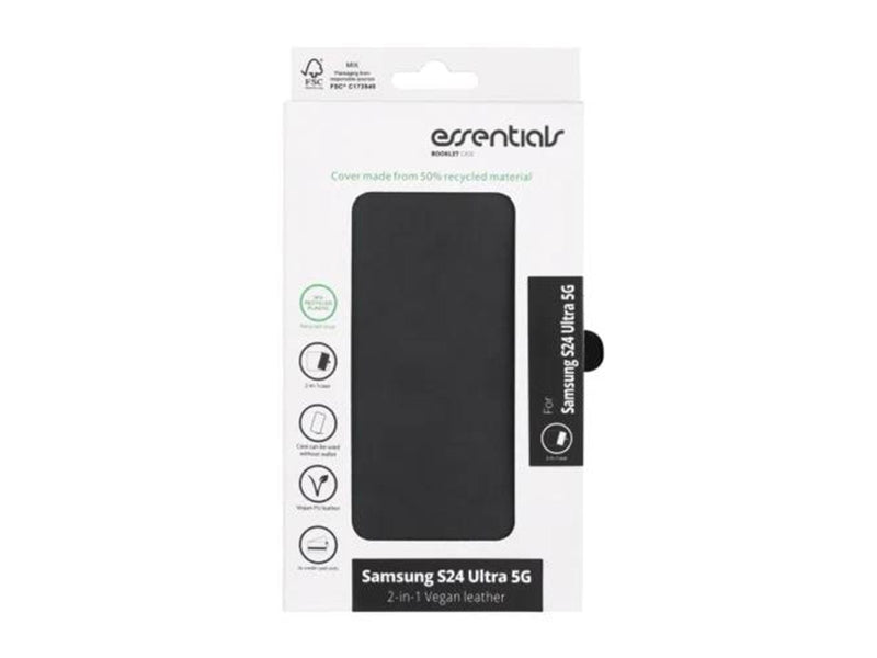 Essentials PU Wallet 3 Card Slots - Samsung Galaxy S24 Ultra
