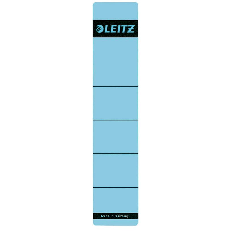 LEITZ Ordneretiketten 1643 blau für 5,2 cm Rückenbreite - 10 Stück