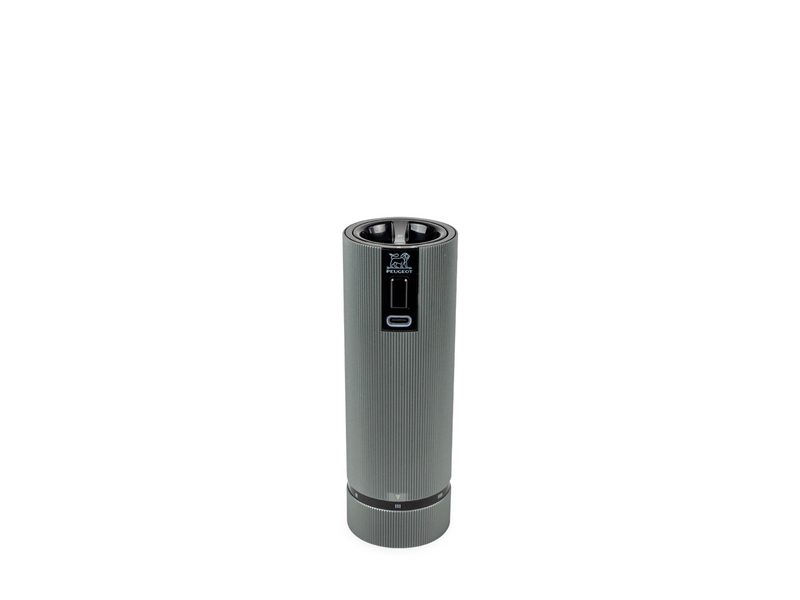 Peugeot Line Electric pepper Grinder Aluminum carbon 15cm