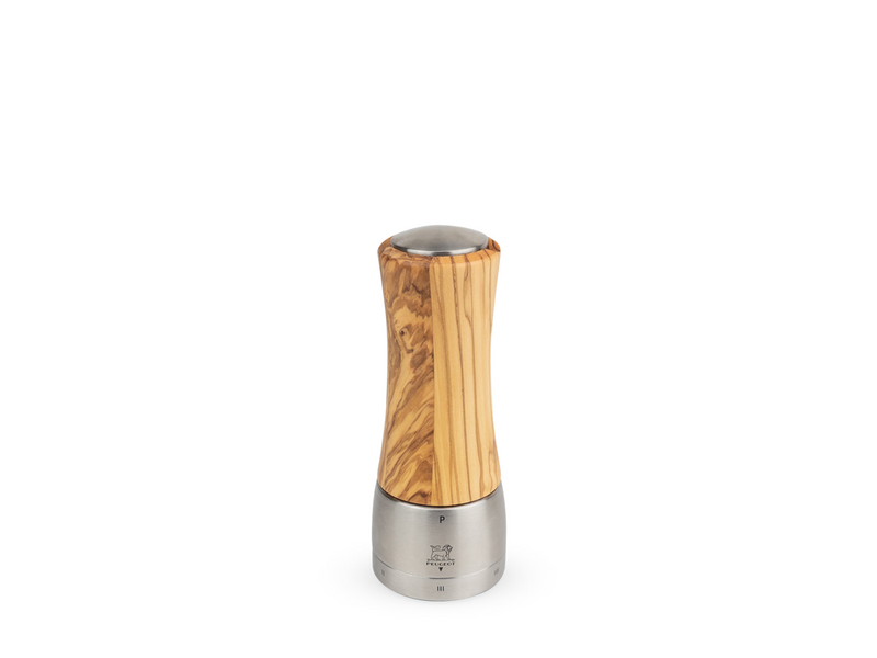 Peugeot Madras u'select pepper grinder stainless steel/olive wood 16cm