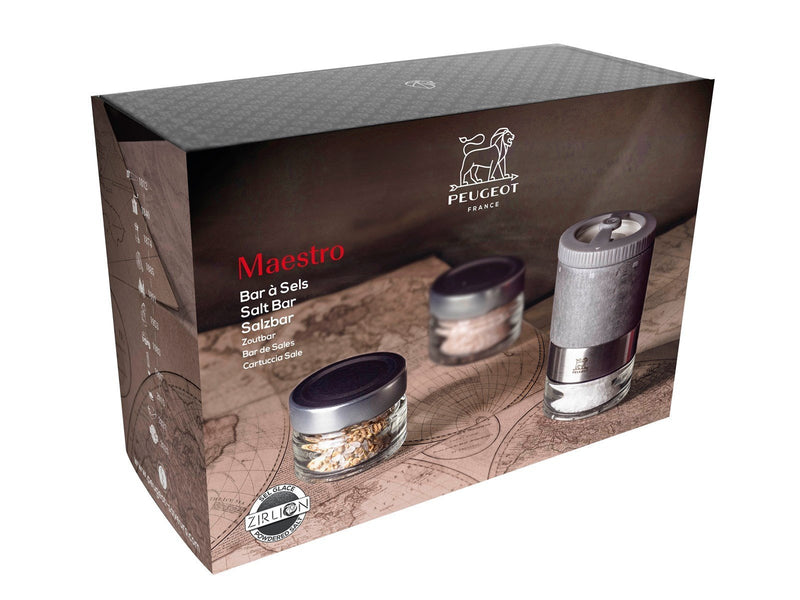 Peugeot MAESTRO Salzbar u'Select graphite clear 11 cm Gift set