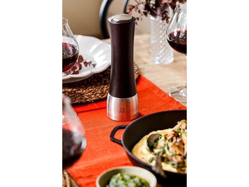 Peugeot Madras pepper grinder U'Select Steel/ Wood chocolate 21cm