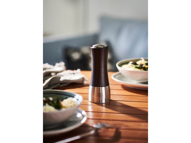 Peugeot Mattress pepper grinder U'Select Steel/ Wood chocolate 16cm