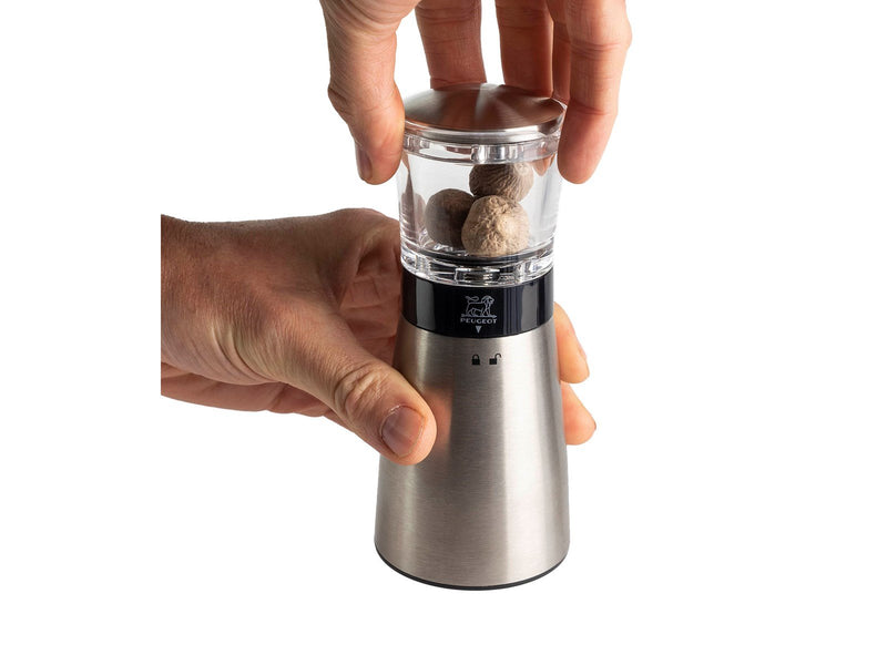Peugeot Daman nutmeg grinder acrylic/stainless steel 15cm