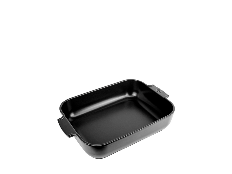 Peugeot Appolia rectangular oven dish 40cm black satin