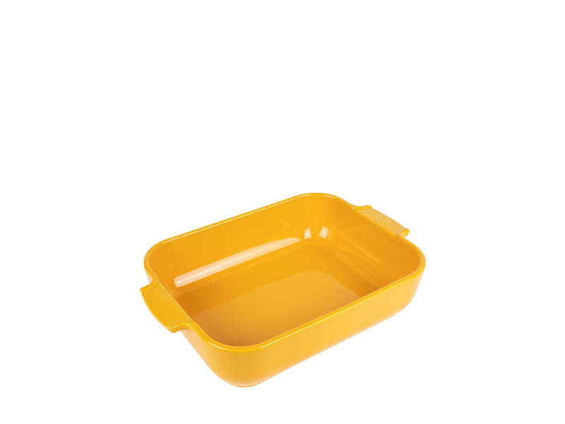 Peugeot Appolia Rectangular oven dish 40 cm saffron yellow