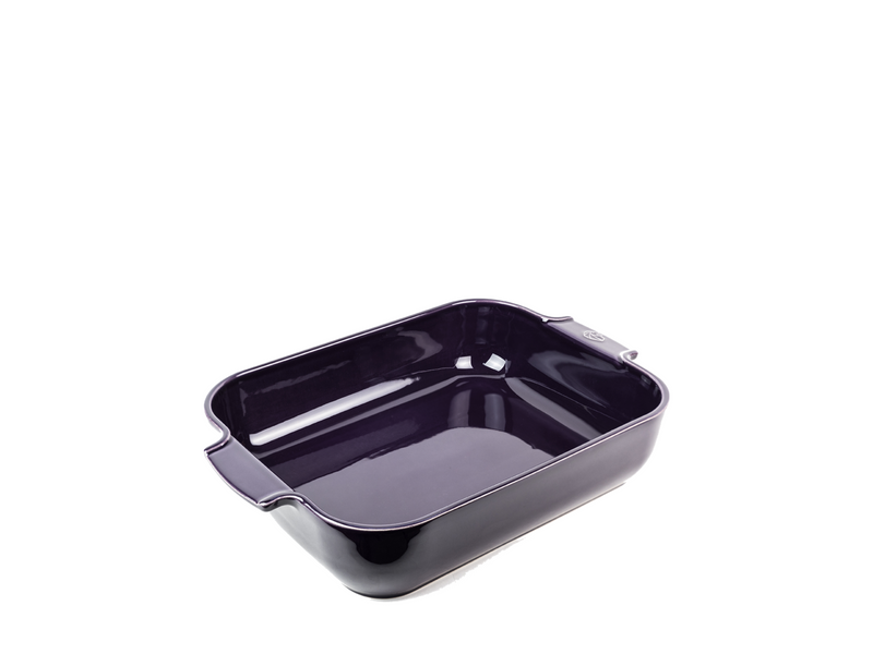 Peugeot Appolia Ceramics Rectangular eggplant 40 cm