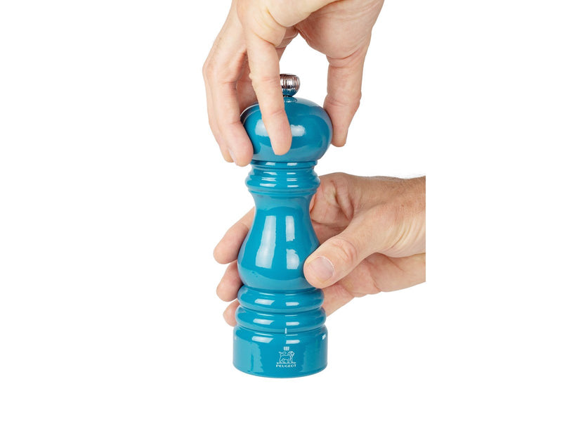 Peugeot Paris Blue Wooden pepper Grinder U'select 18 cm
