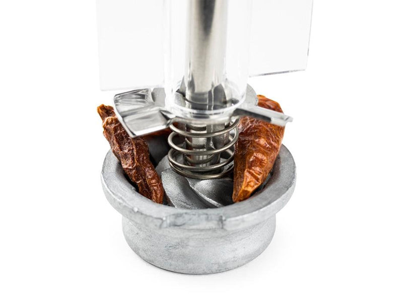 Peugeot Ouessant chili pepper grinder acrylic/st.steel 14 cm