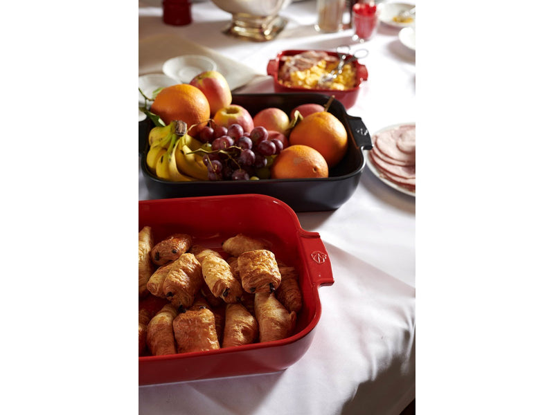 Peugeot Appolia Rectangular baking dish 36 cm red