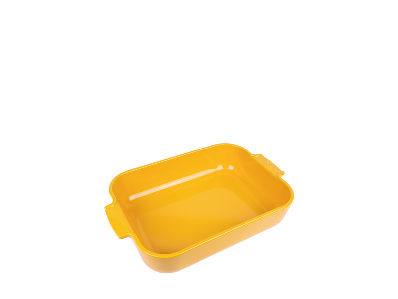 Peugeot Appolia Rectangular oven dish 36 cm saffron yellow