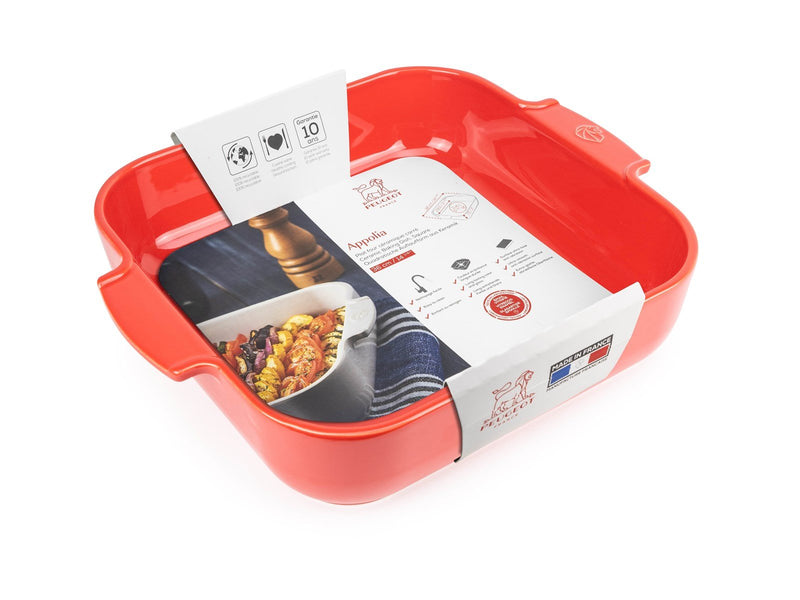 Peugeot Appolia Ceramics Square red 36 cm