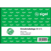 sigel Einnahmebeleg Formularbuch EB615 - 50 Blätter