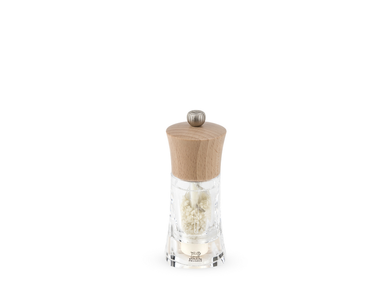 Peugeot Oleron wet salt grinder std Z acrylic/wood natural 14 cm