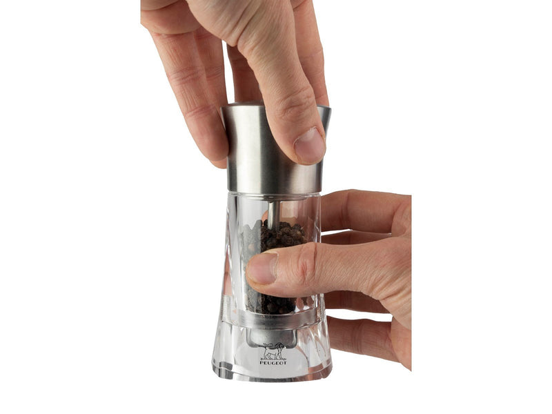 Peugeot Ouessant salt grinder acrylic/steel 14 cm