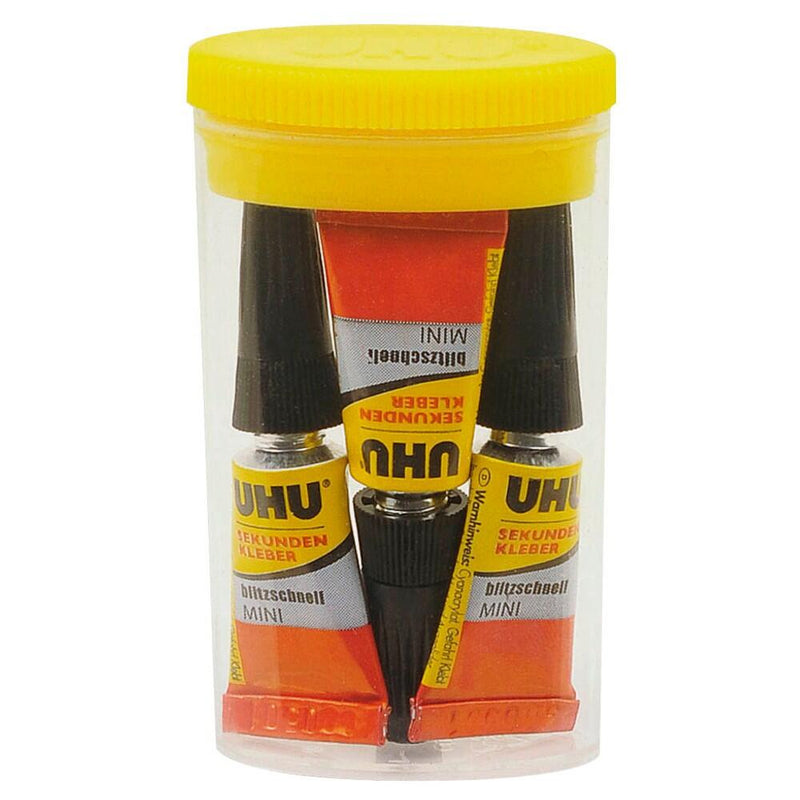 UHU Minis Sekundenkleber 3x 1,0 g