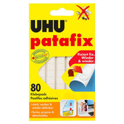 UHU patafix doppelseitige Klebepads 1,0 x 1,0 cm - 80 Stück