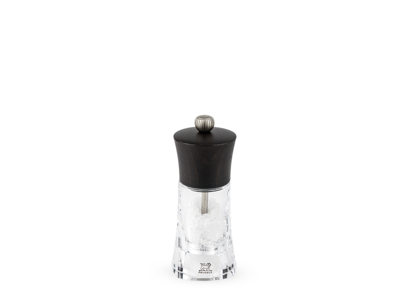 Peugeot Oleron salt Grinder Acrylic/Wood Chocolate 14cm