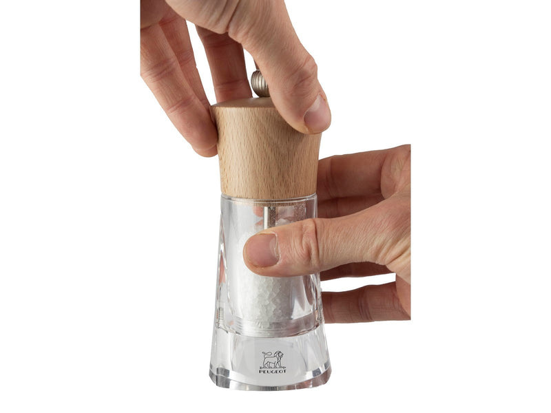 Peugeot Oleron salt grinder acrylic/natural wood 14 cm