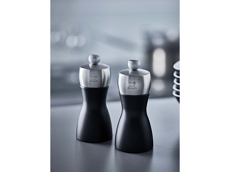 Peugeot Fiji salt grinder wood/piece black matt 12cm