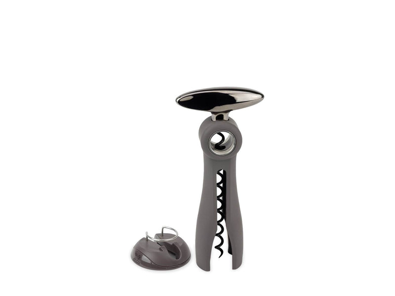 Peugeot Salma corkscrew with foil cutter grey-brown