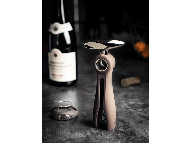 Peugeot Salma corkscrew with foil cutter grey-brown