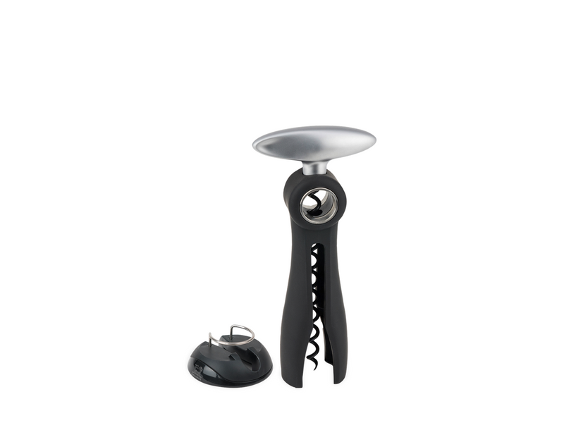 Peugeot Salma corkscrew with foil cutter black