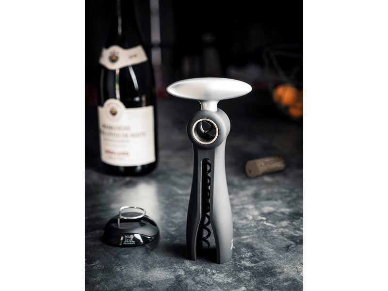 Peugeot Salma corkscrew with foil cutter black