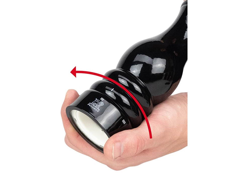 Peugeot Paris salt grinder U Select Z black lacquered wood 12 cm