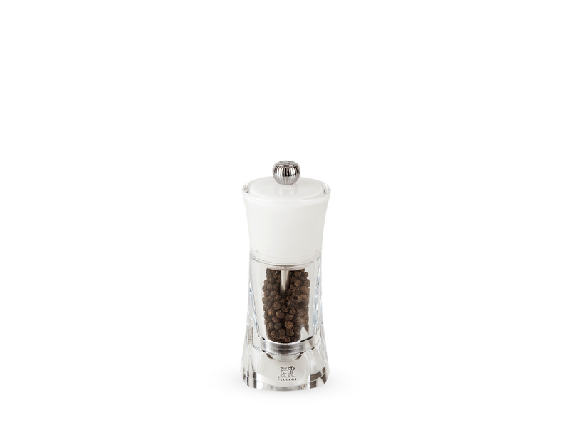 Peugeot Molene pepper grinder acrylic/white 14cm