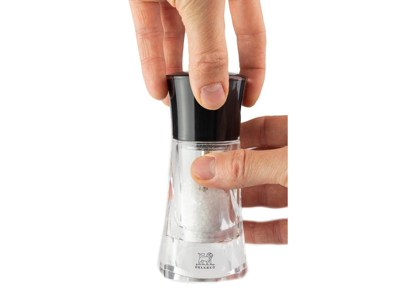 Peugeot Molene salt grinder acrylic/black 14cm