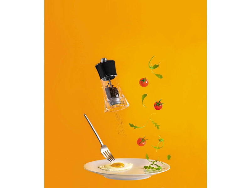 Peugeot Molene pepper Grinder Acrylic/Black 14cm