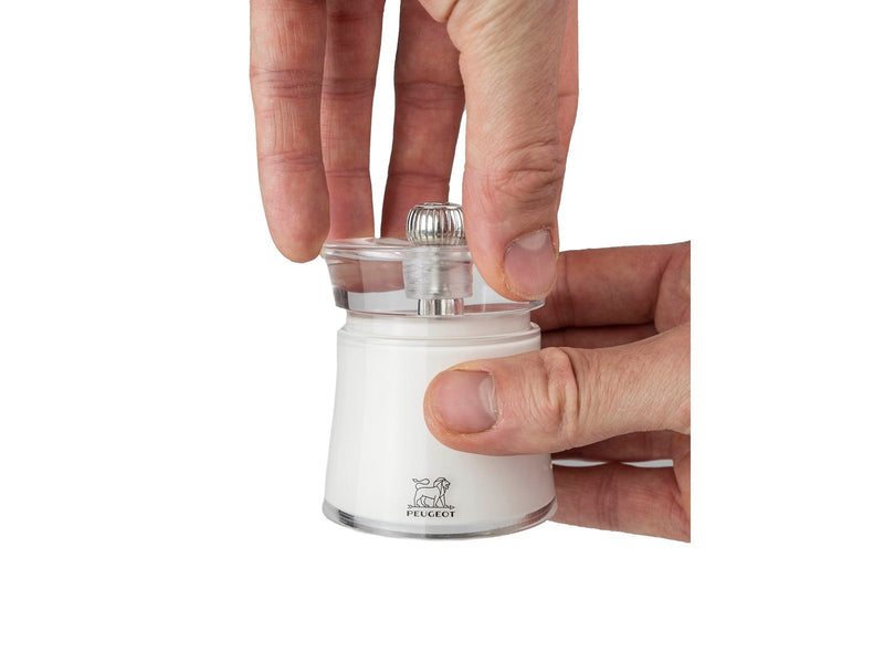Peugeot Bali salt grinder acrylic/white 8 cm