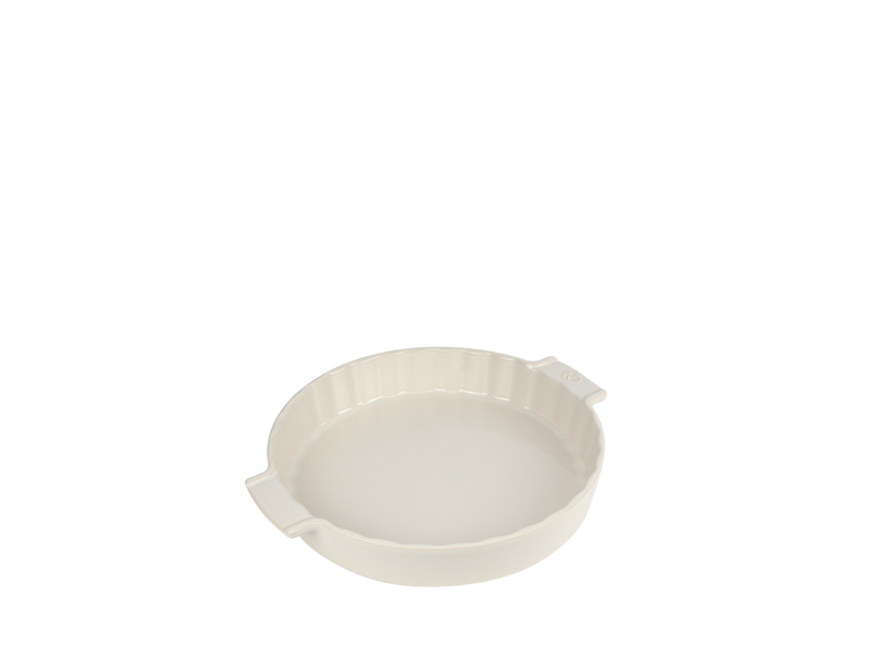Peugeot Appolia Keramik pie dish cream white 28 cm
