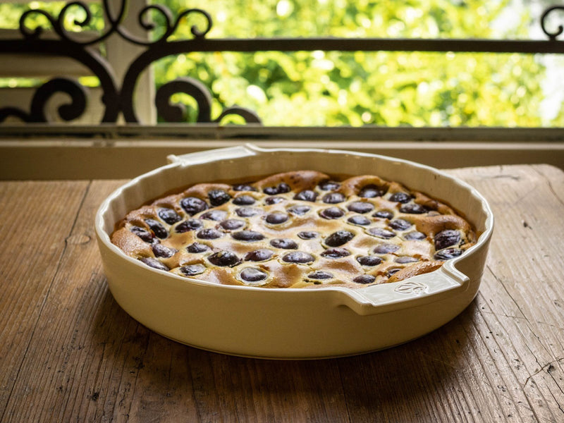 Peugeot Appolia Ceramic pie dish cream white 30 cm