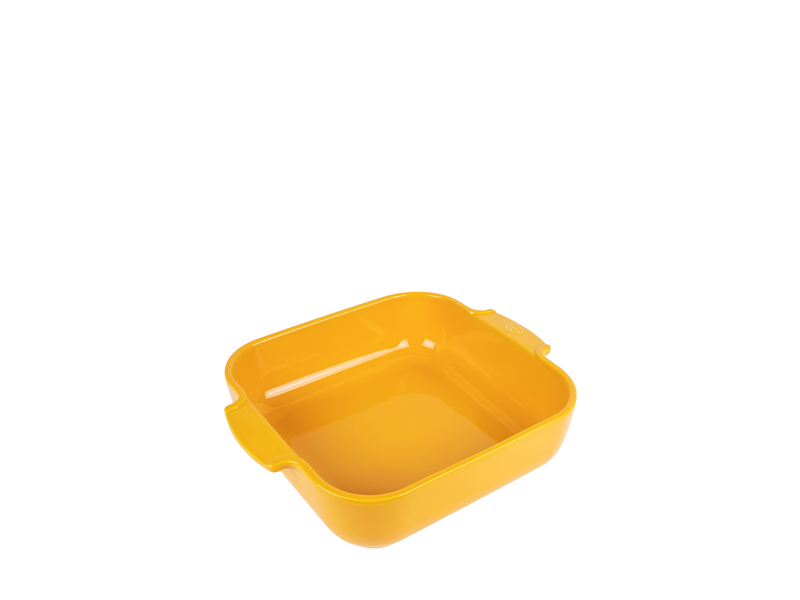 Peugeot Appolia Square oven dish 28 cm saffron yellow